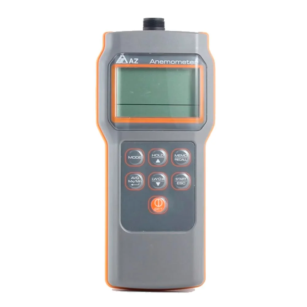 بادسنج دیجیتال HVAC مدل AZ8905، سرعت سنج باد، جریان هوا، محدوده 0.5 تا 20 متر بر ثانیه