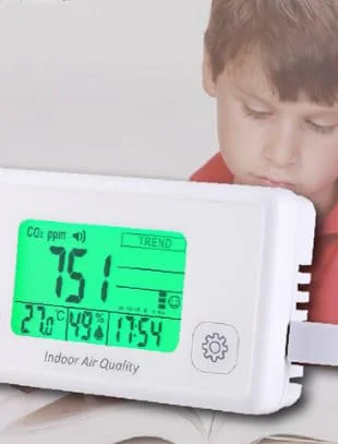 تستر کیفیت هوای رومیزی AZ7727 ترمو-هیگرومتر