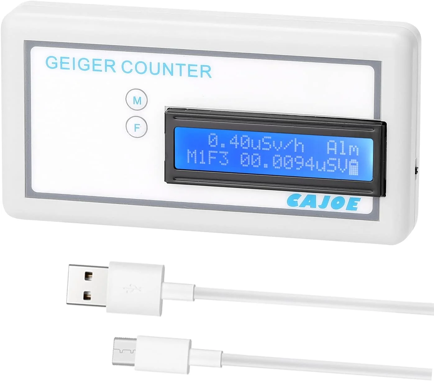 دستگاه تشخیص تشعشعات هسته ای مونتاژ شده، شمارنده گایگر دستی با لوله میلر GM، اشعه γ β X برای خانه/دفتر/کارخانه/انبار