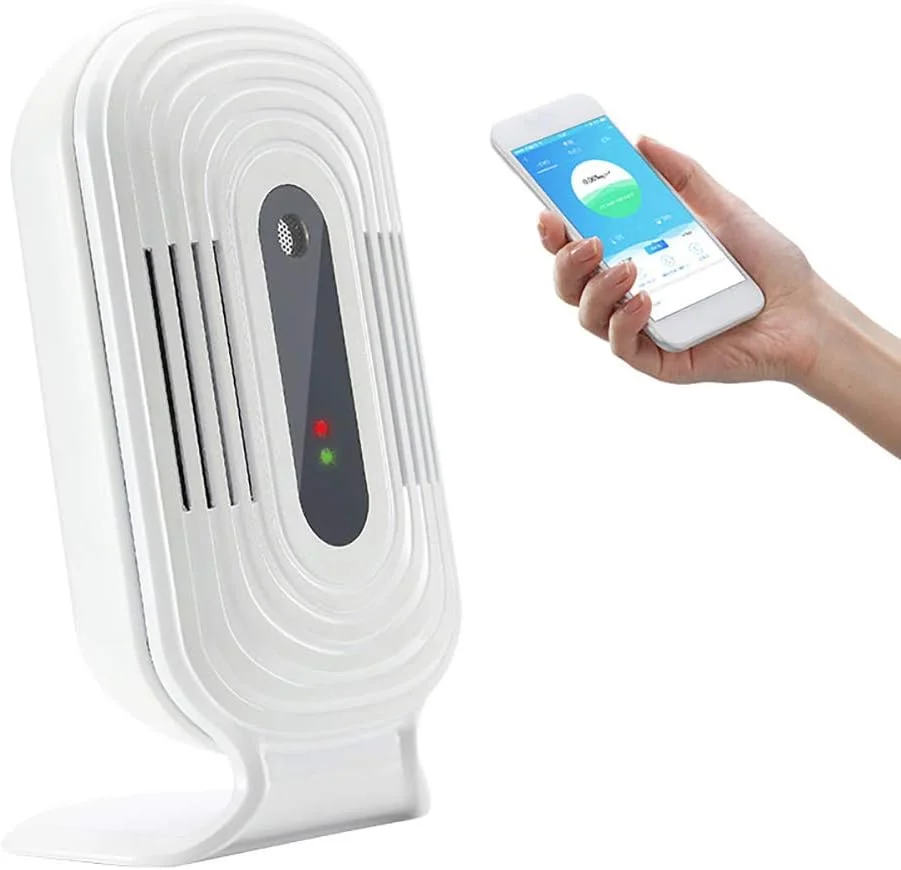 تستر کیفیت هوا Asolym، تشخیص دهنده کپک، گرد و غبار، USB Wifi داخلی برای کیت حالت خانگی، آنالایزر، مانیتور هوشمند PM2.5 HCHO، TVOC و CO2، آنالایزر دما و رطوبت