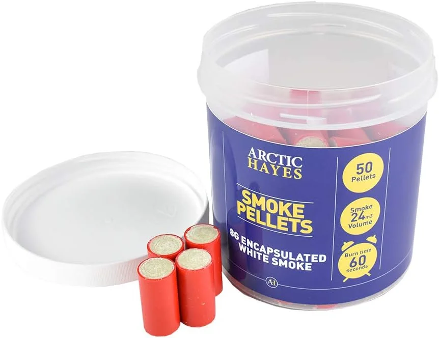 آرکتیک هیز PH525 یک عدد لوله 50 عددی پلت دود سفید کپسولی