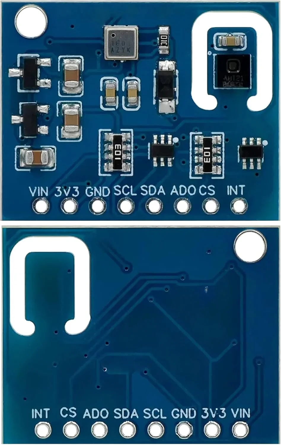 ماژول های سنسور کیفیت هوا، دما و رطوبت ARCELI ENS160+AHT21، ماژول های سنسور کیفیت هوا CO2 eCO2 TVOC برای خانه و تصفیه هوا