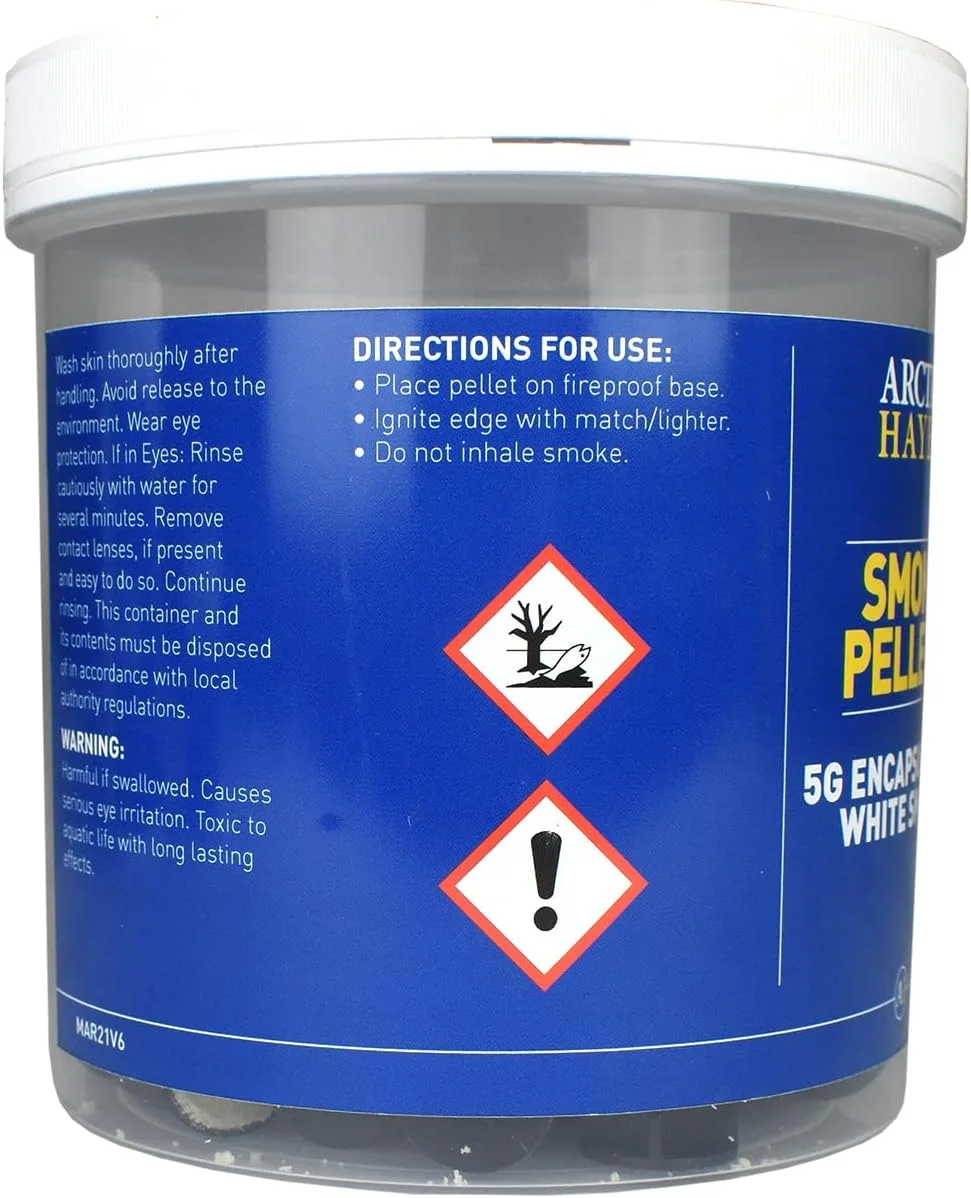 آرکتیک هیز PH530 قرمز 1 x PH030 تیوب 50 عددی پلت دود سفید کپسوله شده 5 گرمی