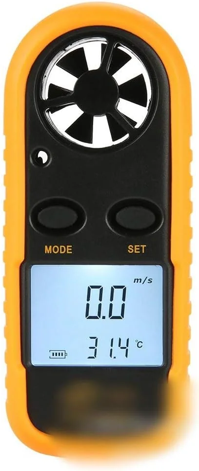 دستگاه باد سنج ZheXun، تستر حجم هوای سرعت باد با دقت بالا، باد سنج دستی (رنگ : )