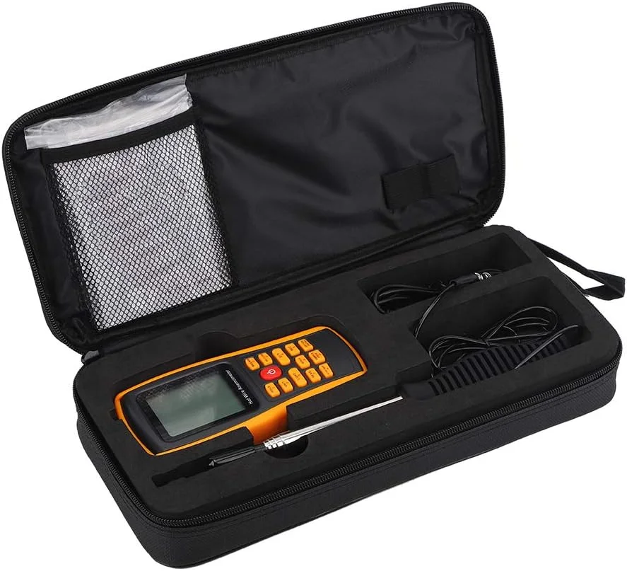 بادسنج دیجیتال، بادسنج سیم داغ، اندازه گیری دقیق و حساس، بادسنج LCD، اندازه گیری سریع را ارائه می دهد، برای سنسور دمای سیم ماهیگیری
