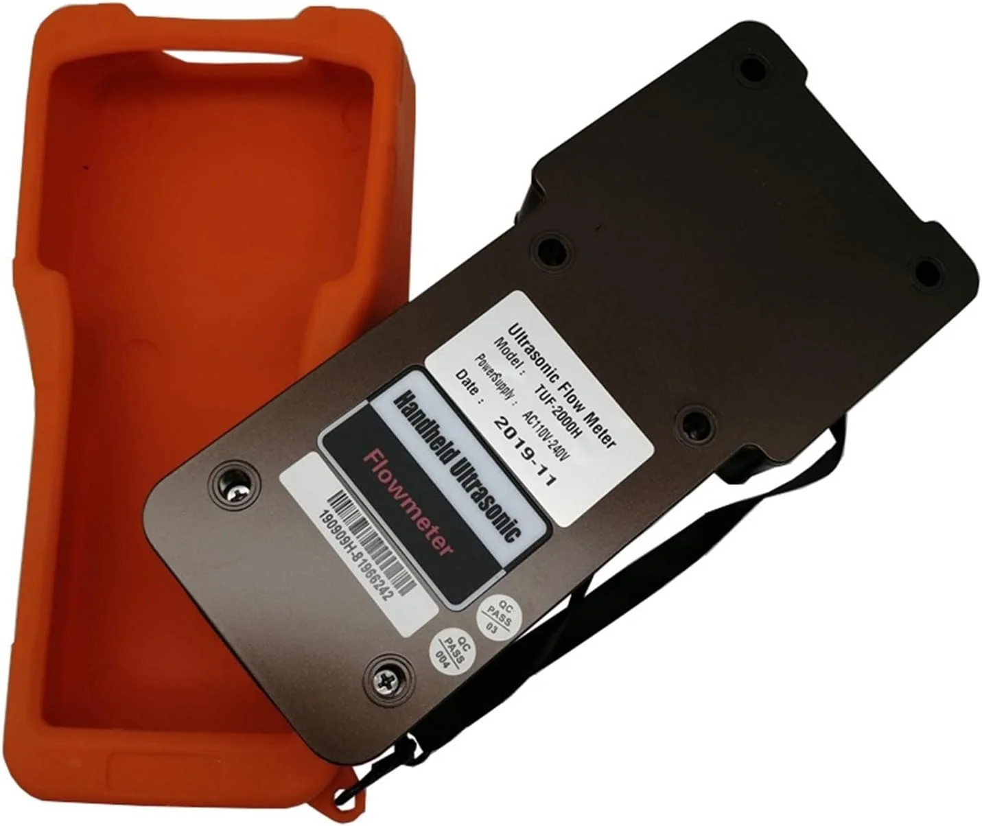 فلومتر مایع اولتراسونیک دیجیتال AJWYSOI مدل TUF-2000H، ترانسدیوسر HS، براکت نصب EB-1، فلومترهای DN15-700mm برای آب دریا، الکل، فاضلاب صنعتی