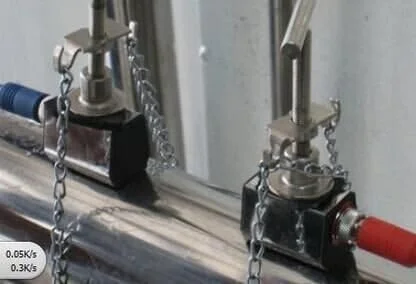 فلومتر التراسونیک دیجیتال دستی AJWYSOI 100H-M1+S1، 15-700 میلی متر