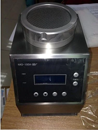 نمونه بردار هوا رومیزی قابل حمل AJWYSOI HAS-100A تجهیزات علمی آزمایشگاهی جریان: 100 لیتر در دقیقه حجم: 0-1000 لیتر