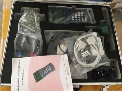 فلومتر التراسونیک دیجیتال دستی AJWYSOI 100H-M1+S1، 15-700 میلی متر