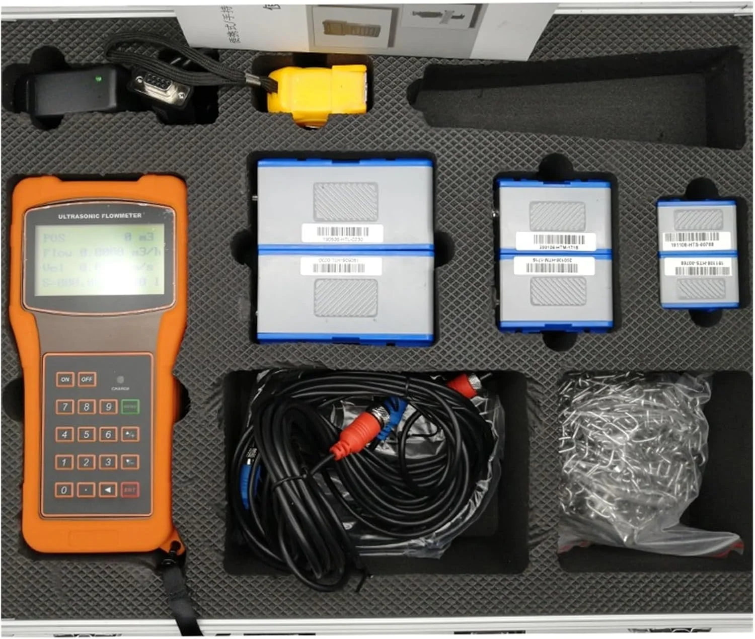 فلومتر التراسونیک مایع دستی AJWYSOI مدل TUF-2000H با ترانسدیوسر اختیاری TS-2 TM-1 TL-1 (هاست با Tm-1)