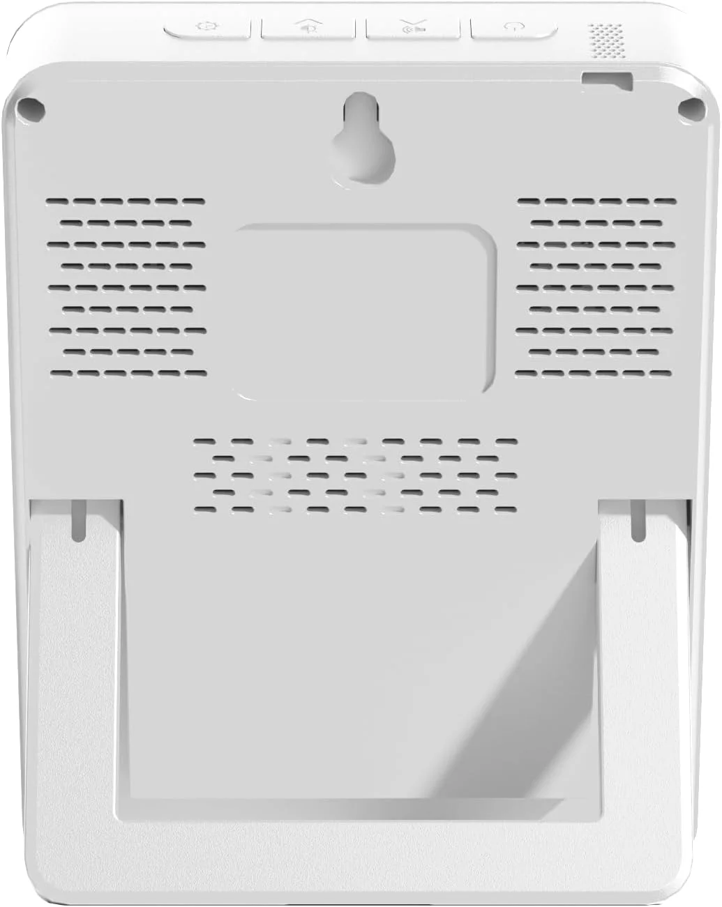 دستگاه سنجش کیفیت هوای داخل خانه AIROASIS، تستر هوشمند کیفیت هوا 16 در 1 با PM 2.5، CO2، TVOC، HCHO، PM1، AQI، PM10، دما و رطوبت، نمایش زمان واقعی، با باتری، برای خانه و محل کار (سفید)