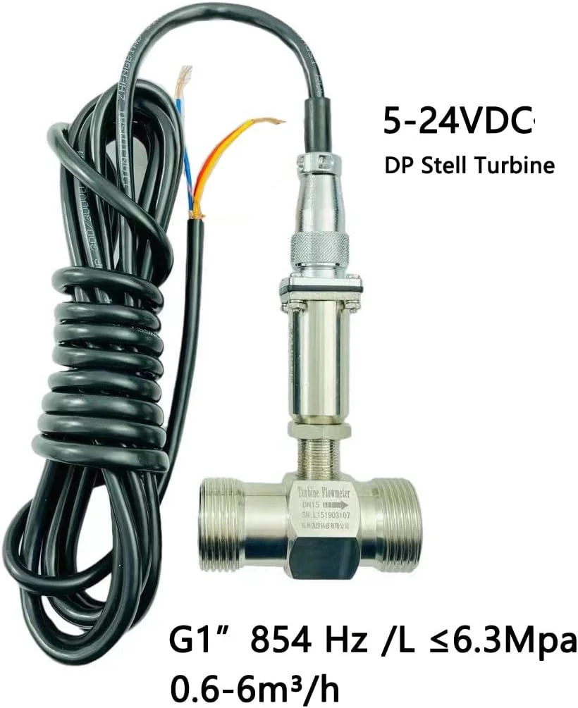 فلومتر دیجیتال AJWYSOI با سنسور جریان G1 و توربین فولادی DP فلومتر دیجیتال AJWYSOI با سنسور جریان G1 و توربین فولادی DP