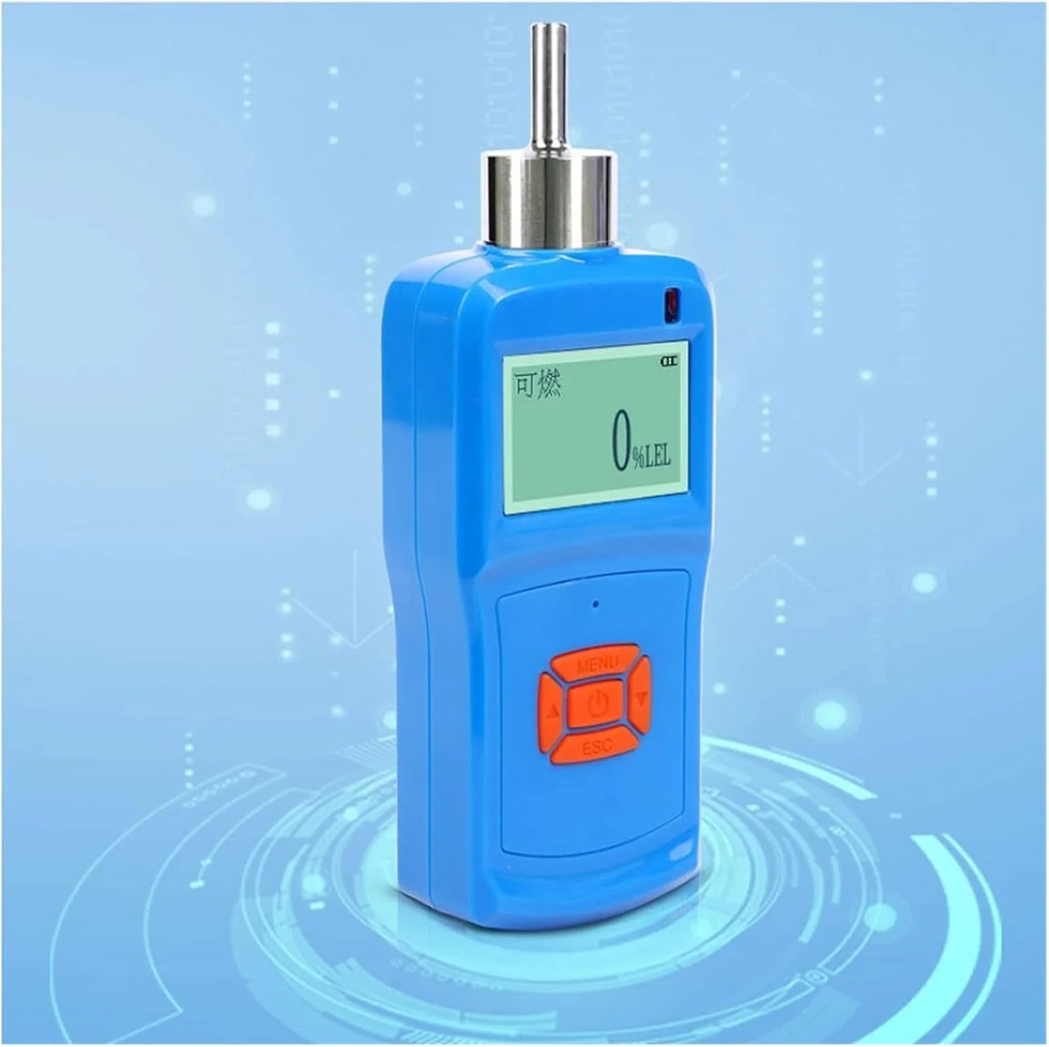 دستگاه تشخیص گاز قابل حمل RIMOAL با مکش پمپ، دستگاه هشدار تشخیص گازهای قابل اشتعال، اکسیژن، سولفید هیدروژن، مونوکسید کربن (سایز: مونوکسید کربن CO) (سایز: مونوکسید کربن CO)