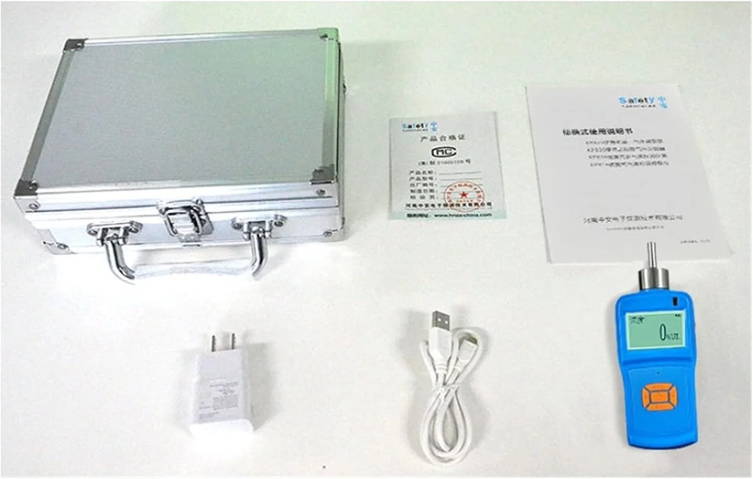 دستگاه تشخیص گاز قابل حمل RIMOAL با مکش پمپ، دستگاه هشدار تشخیص گازهای قابل اشتعال، اکسیژن، سولفید هیدروژن، مونوکسید کربن (سایز: مونوکسید کربن CO) (سایز: مونوکسید کربن CO)