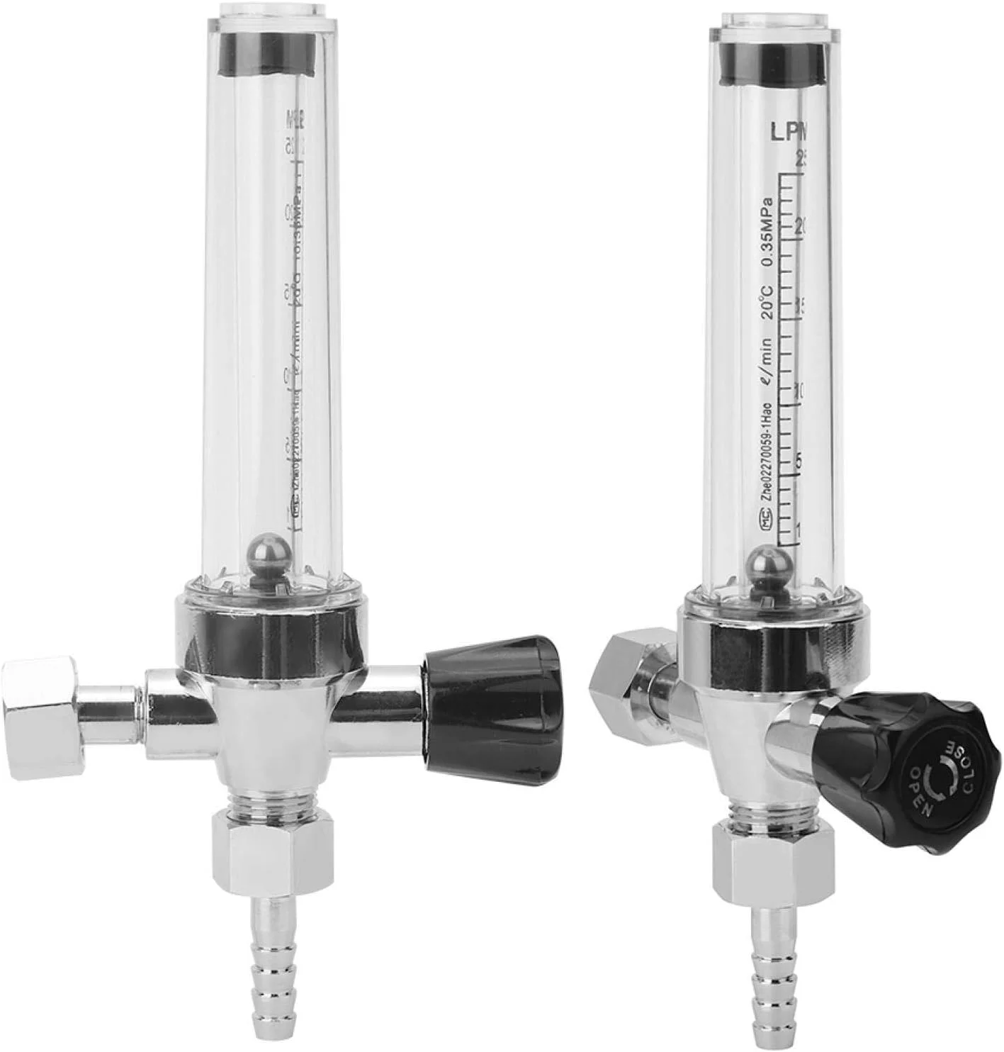 فلومتر ABHJKLM آلیاژ روی 0-25m3/h گیج برای دفتر، صنعت و کارخانه