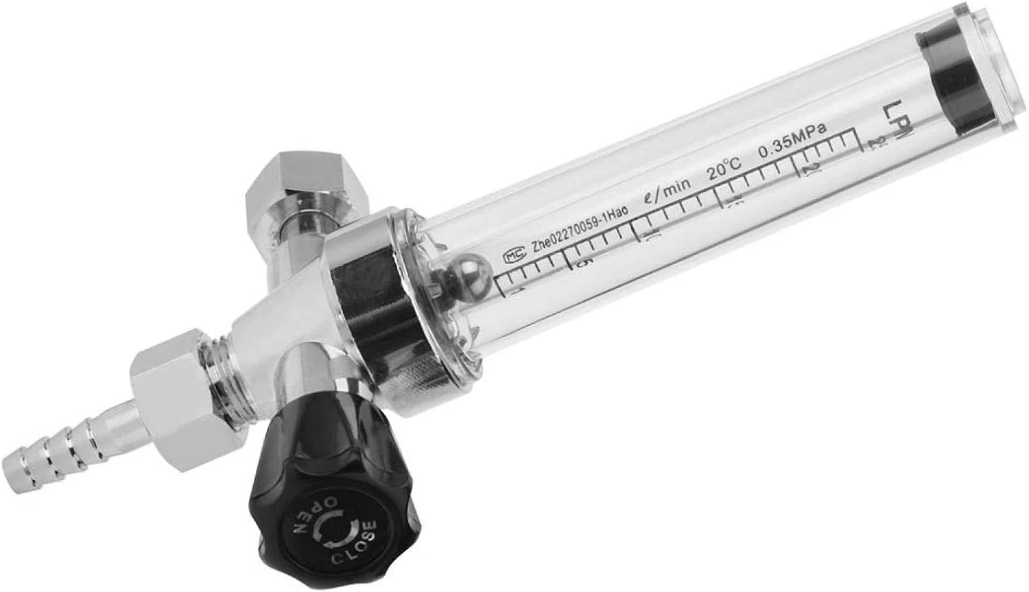 فلومتر ABHJKLM آلیاژ روی 0-25m3/h گیج برای دفتر، صنعت و کارخانه