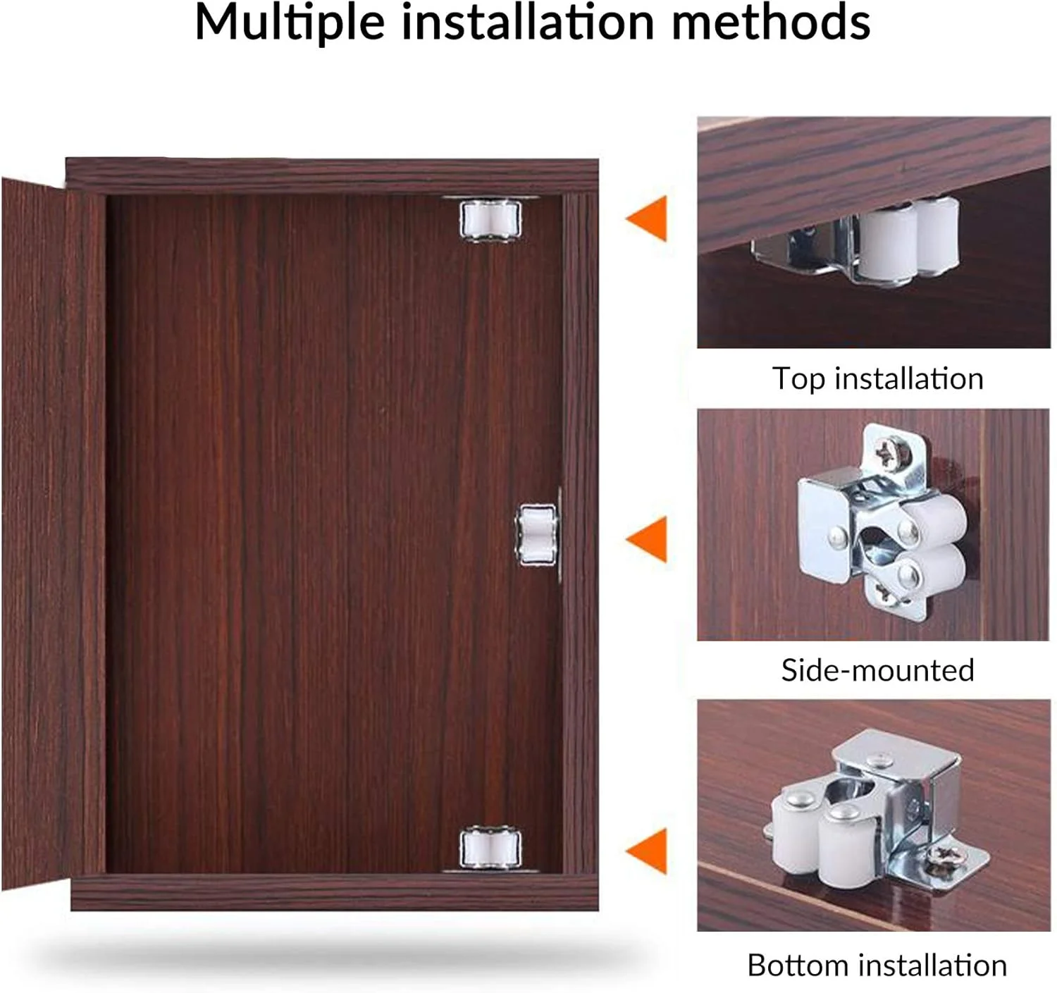 قفل دو غلتکی درب کابینت YEYIT، قفل دو غلتکی کمد، قفل کابینت با پیچ، مناسب برای درب کمد مبلمان قفل دو غلتکی درب کابینت YEYIT، قفل دو غلتکی کمد، قفل کابینت با پیچ، مناسب برای درب کمد مبلمان