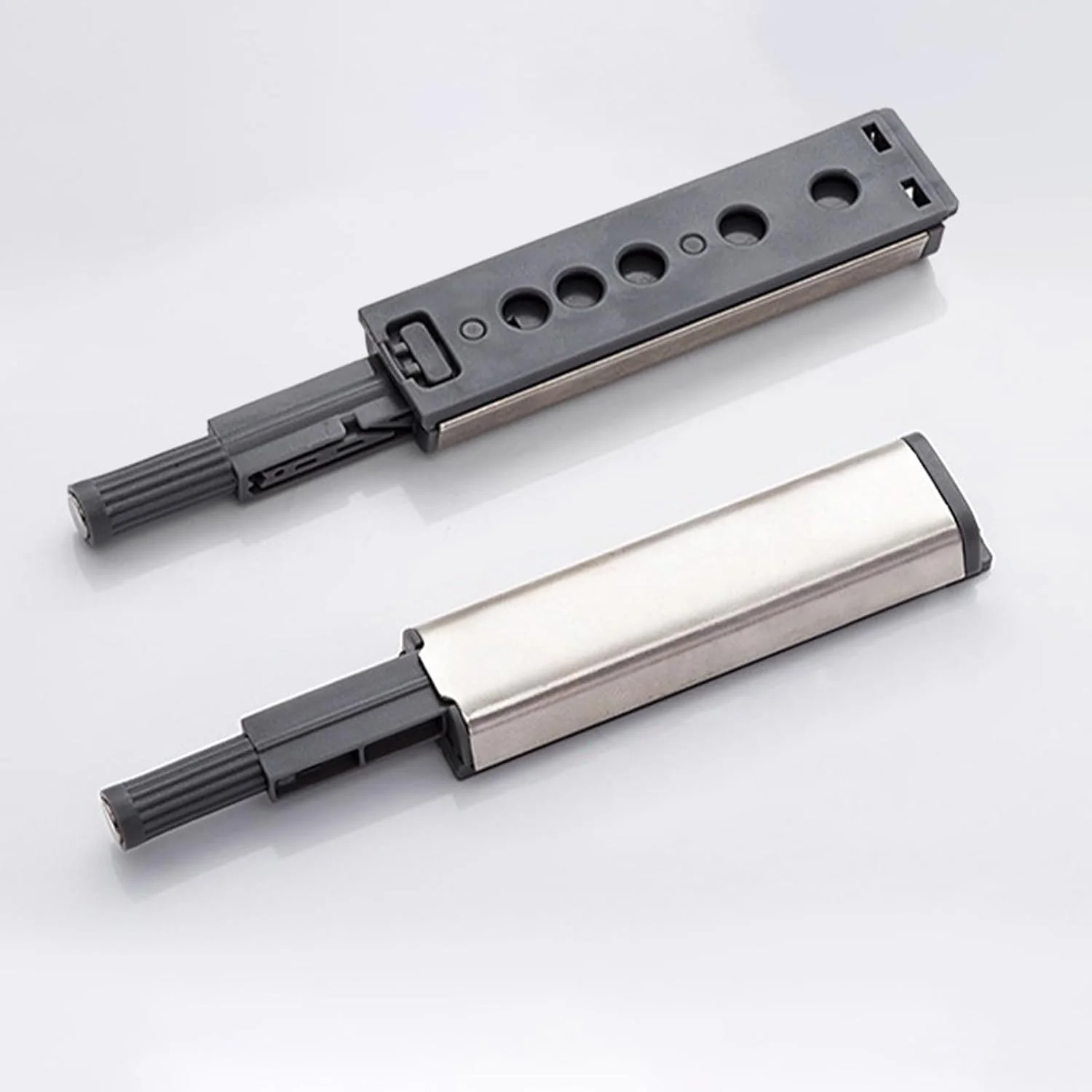 ییلسیمی بسته 4 عددی بازکننده فشاری درب، گیره فشاری، دمپر درب کابینت، برای درب ها، اتصالات، مبلمان، درب کابینت (124 × 21 میلی متر) ییلسیمی بسته 4 عددی بازکننده فشاری درب، گیره فشاری، دمپر درب کابینت، برای درب ها، اتصالات، مبلمان، درب کابینت (124 × 21 میلی متر)