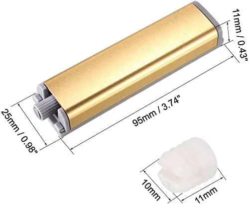 زبانه فشاری مغناطیسی XYWHPGV برای درب کابینت و کمد مبلمان منزل، رنگ طلایی، 10 عدد زبانه فشاری مغناطیسی XYWHPGV برای درب کابینت و کمد مبلمان منزل، رنگ طلایی، 10 عدد