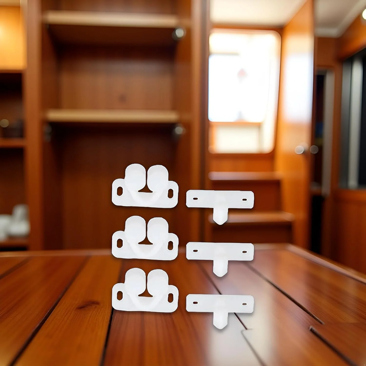 یوان هولومید 3 عددی توپ گیر دریایی سفید برای قایق، درب کابینت، فنری، صفحات پشتی، قفل غلتکی، پلاستیکی، درب کابینت و مبلمان، سخت افزار کابینت یوان هولومید 3 عددی توپ گیر دریایی سفید برای قایق، درب کابینت، فنری، صفحات پشتی، قفل غلتکی، پلاستیکی، درب کابینت و مبلمان، سخت افزار کابینت