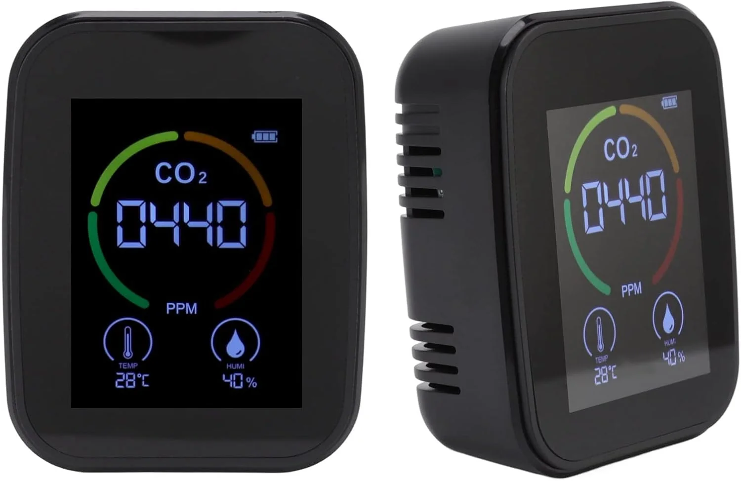 مانیتور دی اکسید کربن 240x240P دما و کیفیت هوای داخل ساختمان، مانیتور کیفیت هوا، مانیتور رطوبت و دی اکسید کربن، مانیتور کیفیت هوای داخل ساختمان، حذف نویز، حسگر TVOC