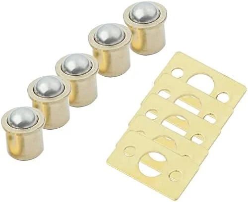 XYWHPGV گیره توپی درب کمد، کابینت و کشو مبلمان منزل، قطر 5 میلی متر، 5 ست XYWHPGV گیره توپی درب کمد، کابینت و کشو مبلمان منزل، قطر 5 میلی متر، 5 ست