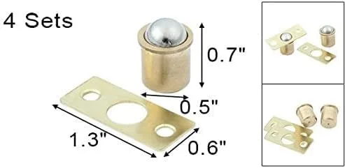 XYWHPGV بست توپی درب کمد، کابینت، کشو مبلمان منزل، قطر 10 میلی متر، 4 عدد XYWHPGV بست توپی درب کمد، کابینت، کشو مبلمان منزل، قطر 10 میلی متر، 4 عدد