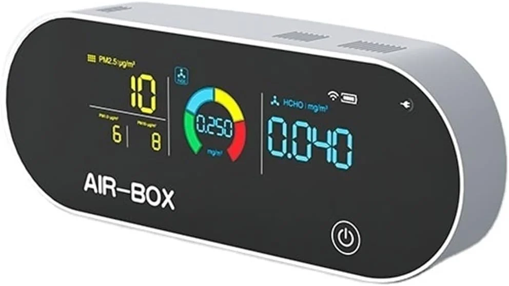 دستگاه مانیتور کیفیت هوا، دستگاه مانیتور کیفیت هوای قابل حمل کوچک، شمارنده ذرات PM2.5، آشکارساز آلودگی گرد و غبار، اندازه گیری خودکار هوشمند