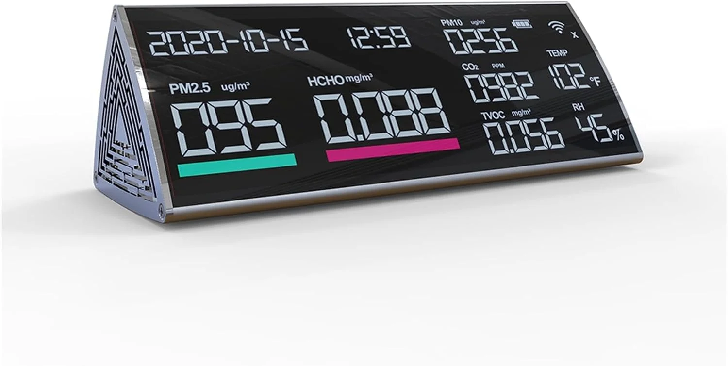 دستگاه مانیتورینگ کیفیت هوا، دستگاه مانیتورینگ کیفیت هوا با گاز دی اکسید کربن، شمارنده ذرات PM2.5، آشکارساز آلودگی گرد و غبار، تشخیص چند منظوره، اندازه گیری خودکار