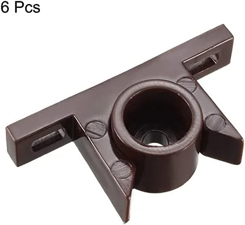 XYWHPGV بست درب کابینت مبلمان تک غلطکی پلاستیک ABS قهوه ای 6 عددی (b690a df94c fd967 02a01 f9f13 44086)