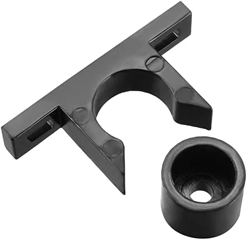 XYWHPGV بست درب کابینت مبلمان تک غلتکی پلاستیک ABS مشکی 6 عددی (4ae50 9e922 31061 52309 4db1c aa754