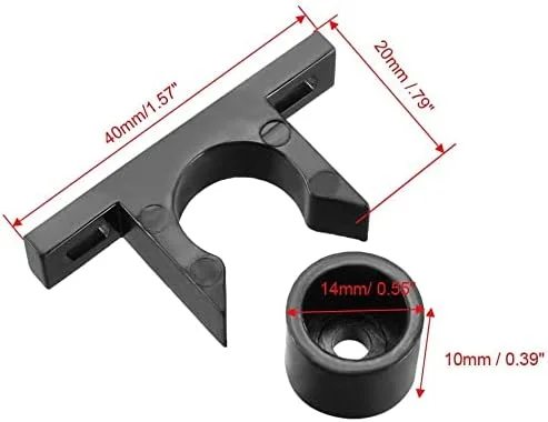 XYWHPGV درب کابینت مبلمان تک غلتکی پلاستیک ABS مشکی 10 عددی (4bbe1 7e383 ffff4 0e3eb d0aec 22f31