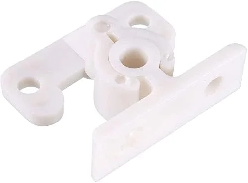 XYWHPGV بست پلاستیکی درب کابینت مبلمان، غیر قابل تنظیم، پلاستیک ABS، سفید، 5 عدد (e5aed eb603 a4a46 14264 dce3b 08a57