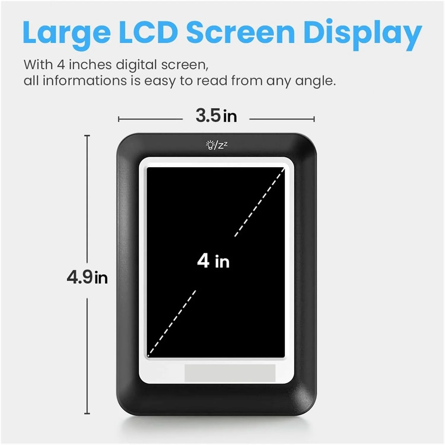 دستگاه مانیتور کیفیت هوا 5 در 1، مانیتور کیفیت هوا، سنجش دی اکسید کربن، تشخیص دهنده لحظه ای، سنجش دی اکسید کربن، آشکارساز دیجیتال دما و رطوبت با عمر باتری طولانی