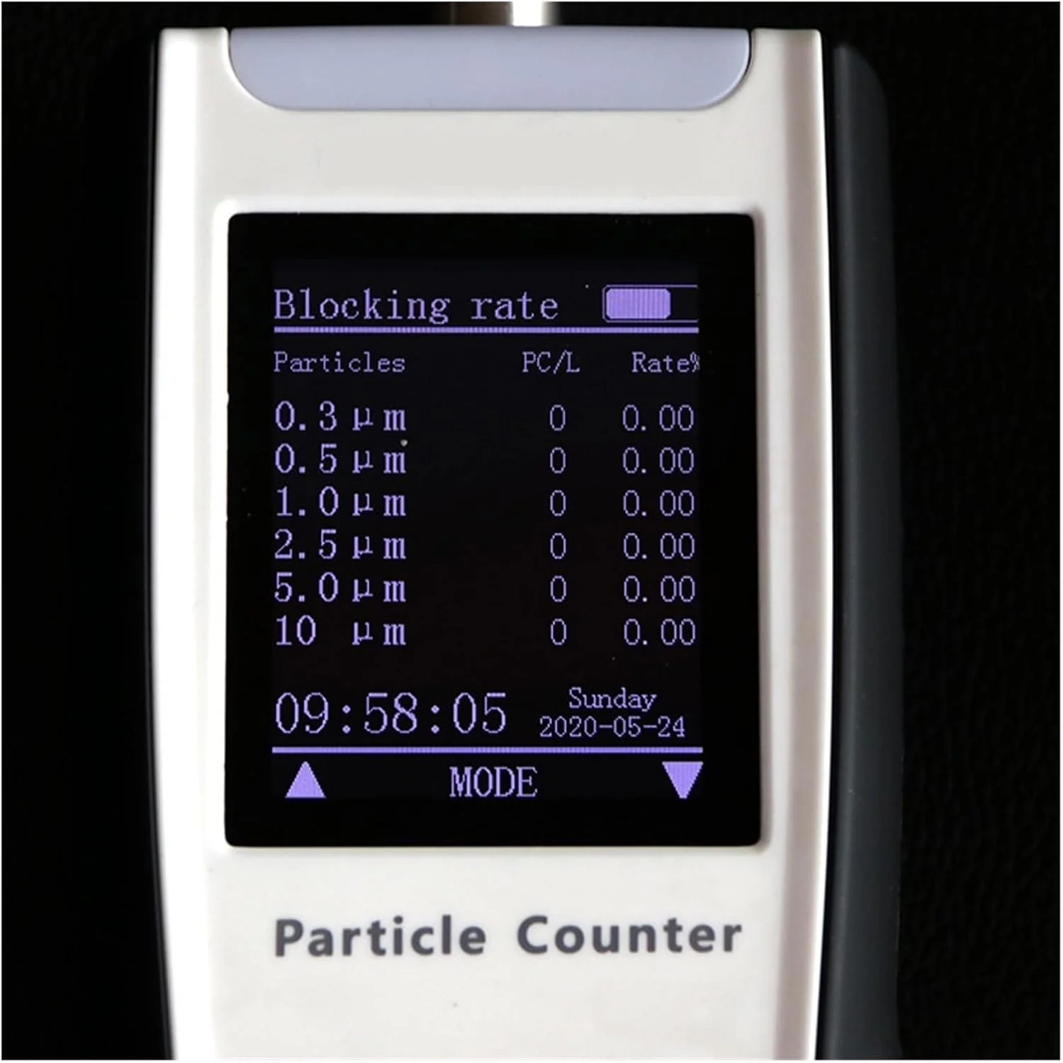 دستگاه مانیتورینگ کیفیت هوا Pm0.3/0.5/1/2.5/5/10 Pm2.5، دستگاه اندازه گیری کیفیت هوای خارجی، شمارنده ذرات گرد و غبار خارجی، شمارنده ذرات گرد و غبار شش کاناله برای تشخیص و اندازه گیری خودکار