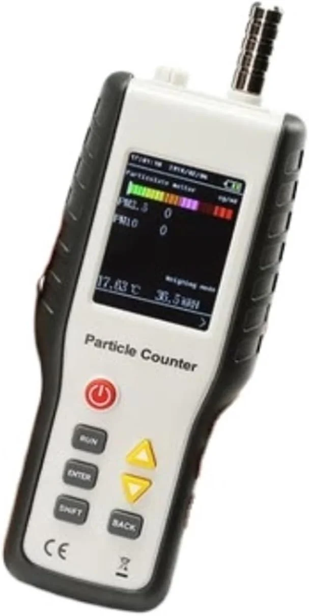 دستگاه نظارت بر کیفیت هوا شش کاناله برای اندازه ذرات 0.3، 0.5، 1.0، PM2.5، آشکارساز PM10، شمارنده گرد و غبار، کارگاه نظارت بر کیفیت هوا، ذرات و اندازه گیری خودکار