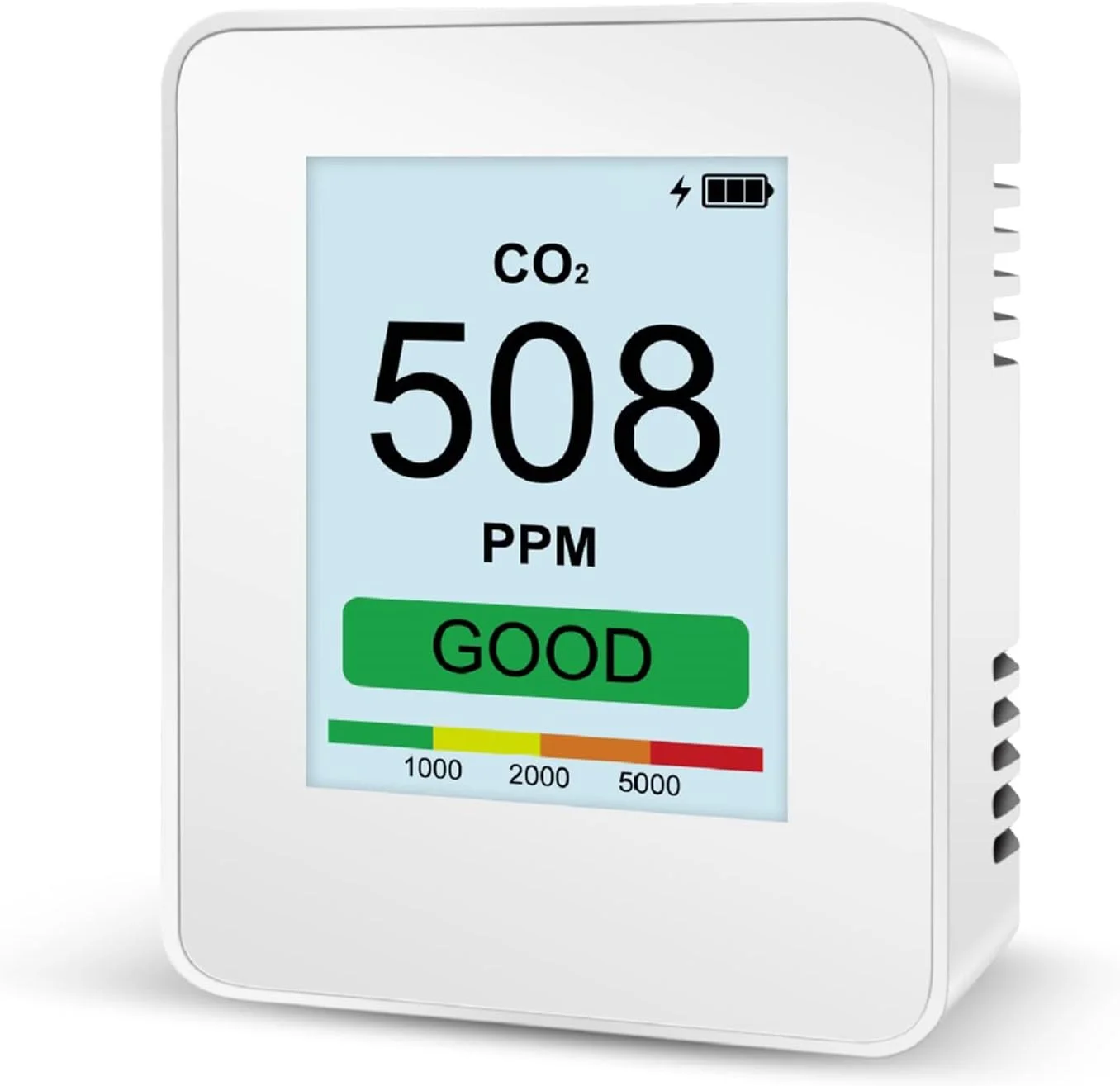 دستگاه مانیتورینگ دی اکسید کربن داخلی، دستگاه مانیتورینگ هوا با صفحه نمایش رنگی TFT NDIR 2.8 اینچی برای آشکارسازهای دی اکسید کربن خانگی و صنعتی