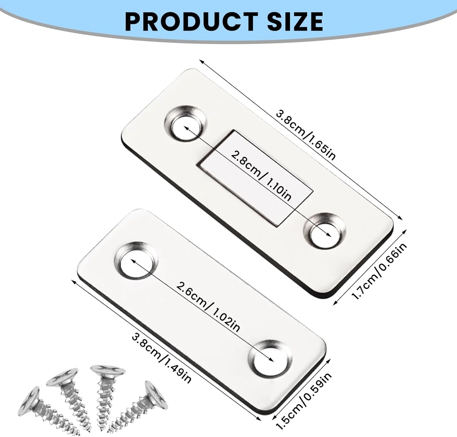 بسته 12 عددی مگنت کابینت Wisfunlly، مگنت فوق العاده نازک درب، قفل مگنتی چسبی کشو برای درب کابینت آشپزخانه، مگنت درب کمد، بست مگنتی درب از جنس استیل ضد زنگ بسته 12 عددی مگنت کابینت Wisfunlly، مگنت فوق العاده نازک درب، قفل مگنتی چسبی کشو برای درب کابینت آشپزخانه، مگنت درب کمد، بست مگنتی درب از جنس استیل ضد زنگ