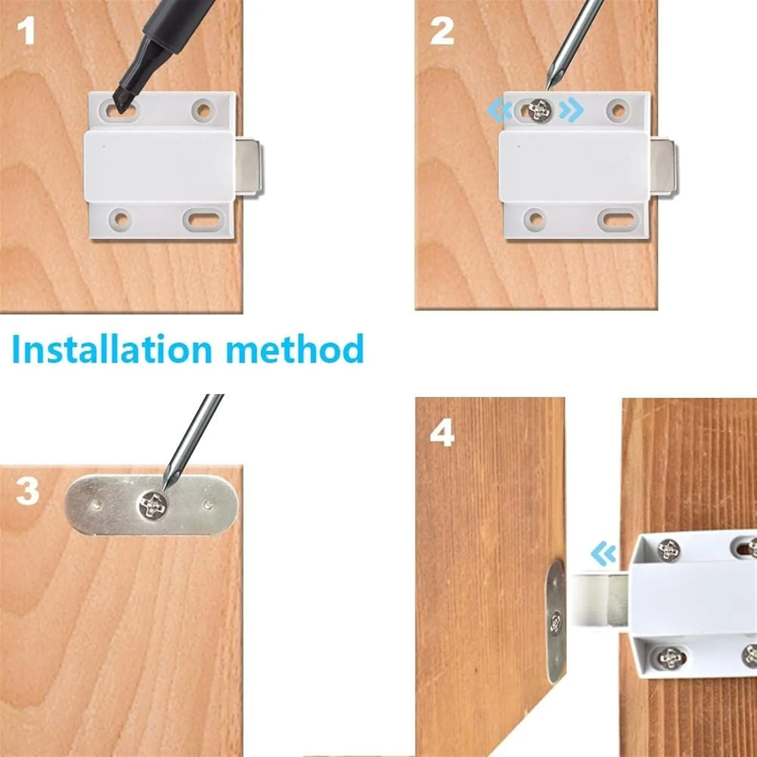 دکمه فشاری مغناطیسی کابینت THE WHITE SHOP، 10 عددی، قفل فشاری برای باز کردن، قفل لمسی فشاری، مناسب برای درها، کشوها، قفل رهاسازی، دکمه فشاری بیرون پران کشوی آشپزخانه دکمه فشاری مغناطیسی کابینت THE WHITE SHOP، 10 عددی، قفل فشاری برای باز کردن، قفل لمسی فشاری، مناسب برای درها، کشوها، قفل رهاسازی، دکمه فشاری بیرون پران کشوی آشپزخانه