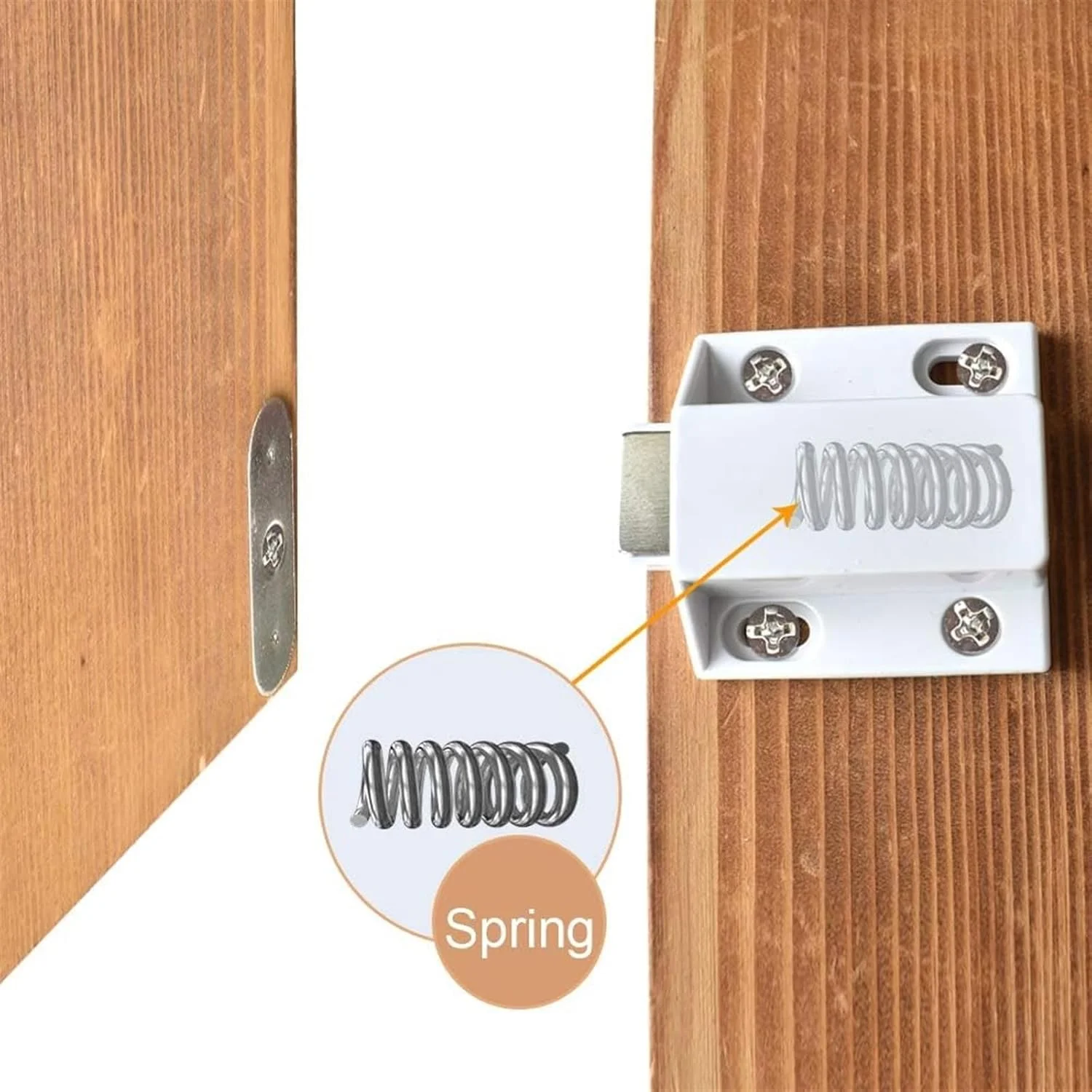 دکمه فشاری مغناطیسی کابینت THE WHITE SHOP، 10 عددی، قفل فشاری برای باز کردن، قفل لمسی فشاری، مناسب برای درها، کشوها، قفل رهاسازی، دکمه فشاری بیرون پران کشوی آشپزخانه دکمه فشاری مغناطیسی کابینت THE WHITE SHOP، 10 عددی، قفل فشاری برای باز کردن، قفل لمسی فشاری، مناسب برای درها، کشوها، قفل رهاسازی، دکمه فشاری بیرون پران کشوی آشپزخانه