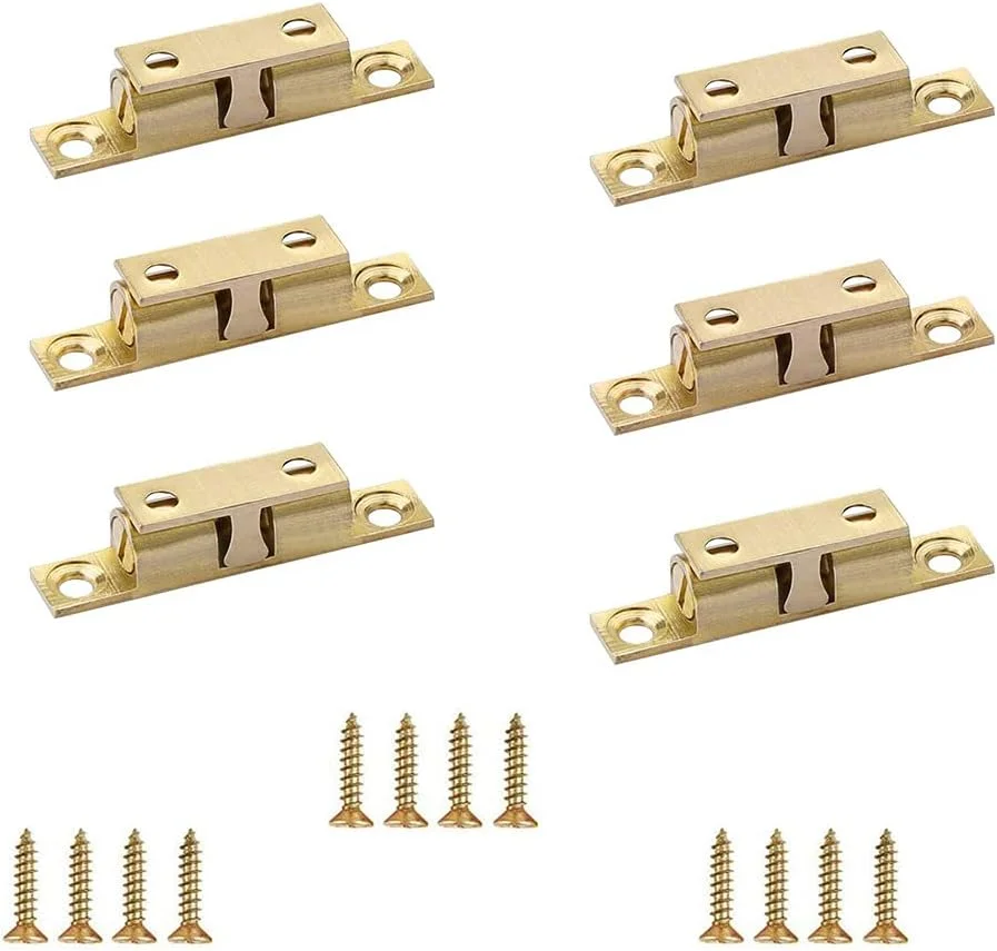 قفل توپی سخت افزاری XGAGHB FDDU برای مبلمان، 6 عدد قفل درب کابینت، قفل مبلمان، قفل درب کابینت فنری مغناطیسی مسی برای درب کابینت آشپزخانه اتاق خواب (طلایی) قفل توپی سخت افزاری XGAGHB FDDU برای مبلمان، 6 عدد قفل درب کابینت، قفل مبلمان، قفل درب کابینت فنری مغناطیسی مسی برای درب کابینت آشپزخانه اتاق خواب (طلایی)