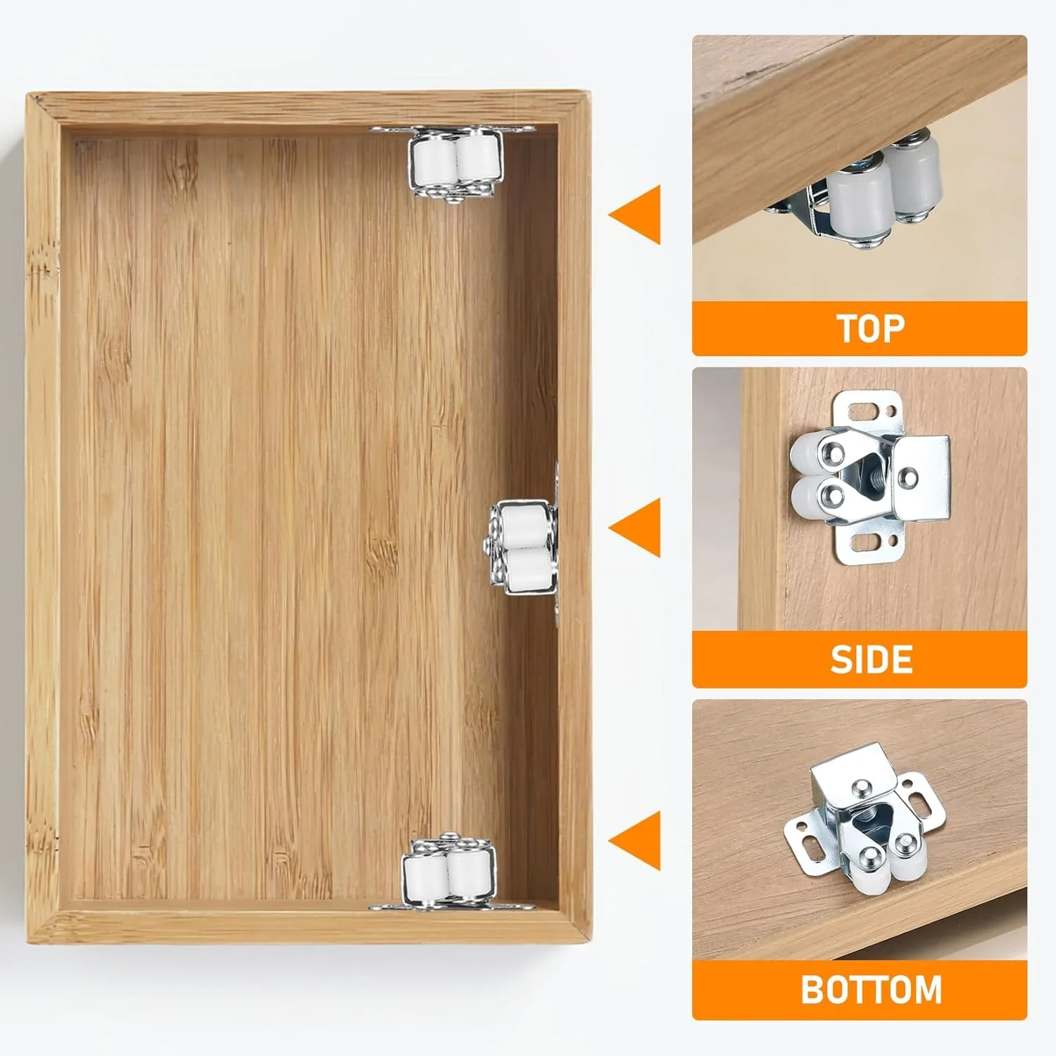 XhjzgcTech بسته 10 عددی قفل کابینت دو غلتکی، بست مبلمان، قفل درب کابینت، قفل درب دو غلتکی، بست درب برای درب کمد لباس XhjzgcTech بسته 10 عددی قفل کابینت دو غلتکی، بست مبلمان، قفل درب کابینت، قفل درب دو غلتکی، بست درب برای درب کمد لباس