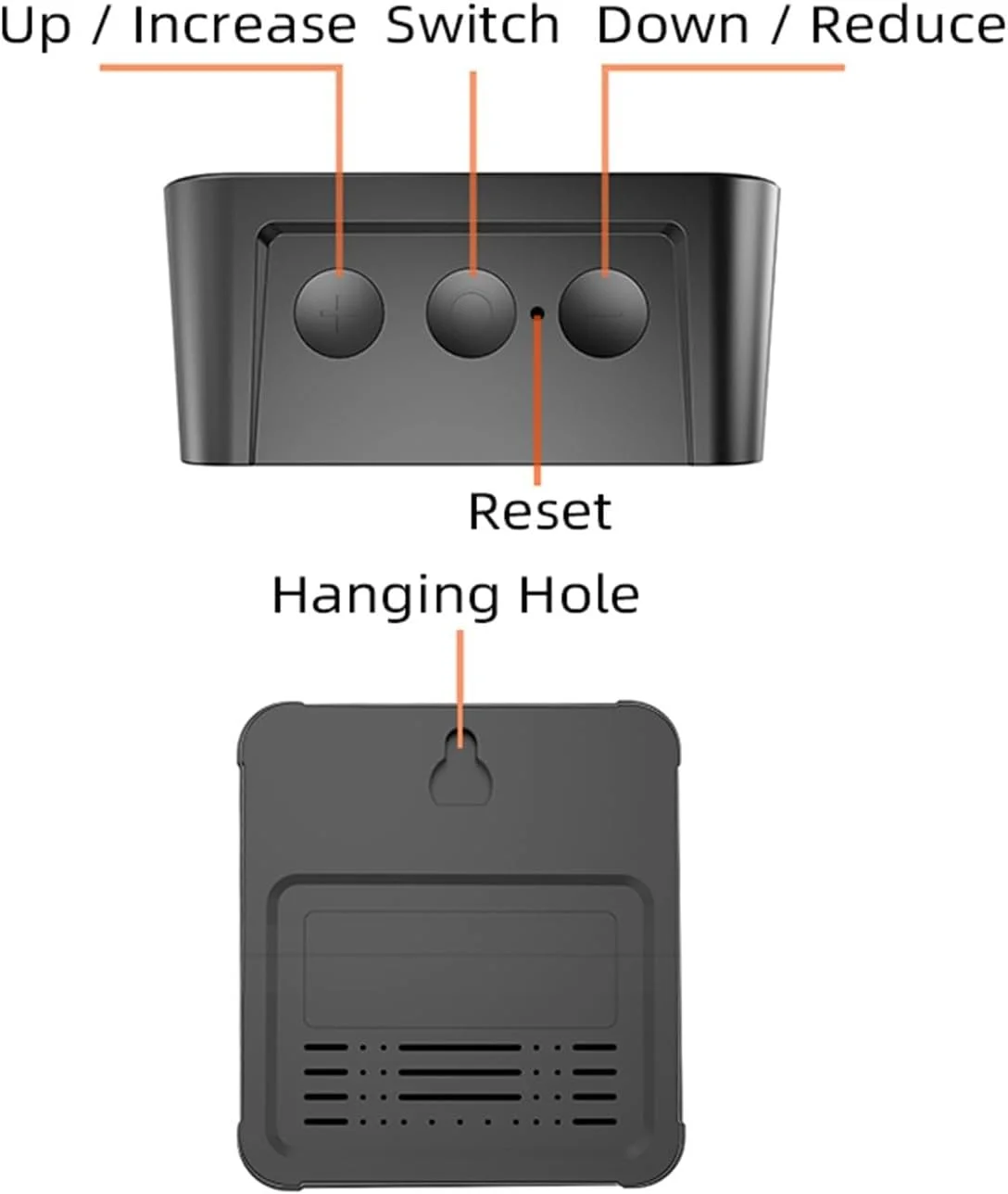 دستگاه چند منظوره نظارت بر کیفیت هوا، حسگر دما و رطوبت، دستگاه نظارت بر گاز دی اکسید کربن PM10 و PM2.5، عمر باتری طولانی