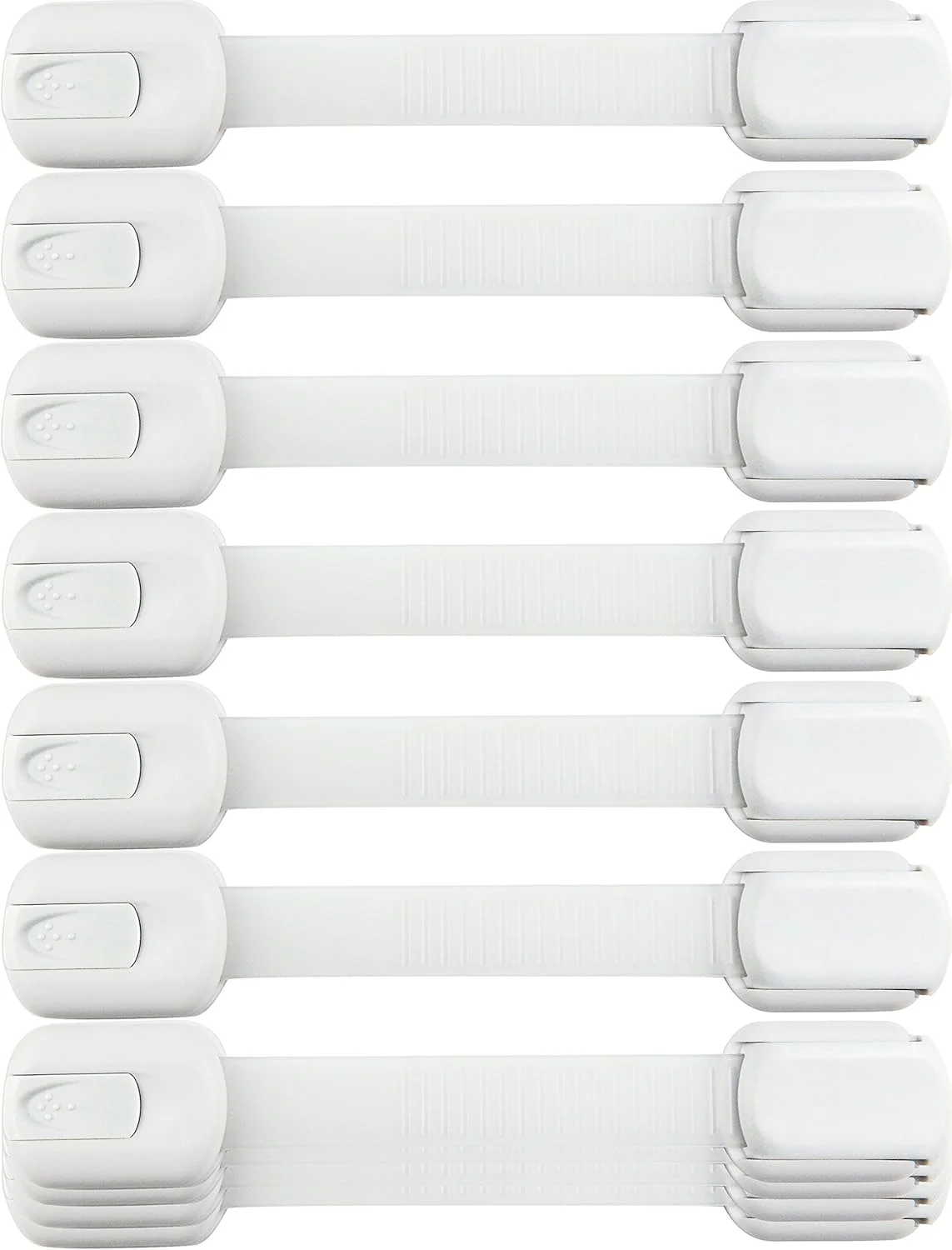 قفل های ایمنی کودک Wappa (بسته 10 عددی) قفل کودک برای کابینت و کشو، توالت، یخچال و غیره. پدهای چسبی 3M. نصب آسان، بدون نیاز به سوراخ کاری، سفید قفل های ایمنی کودک Wappa (بسته 10 عددی) قفل کودک برای کابینت و کشو، توالت، یخچال و غیره. پدهای چسبی 3M. نصب آسان، بدون نیاز به سوراخ کاری، سفید