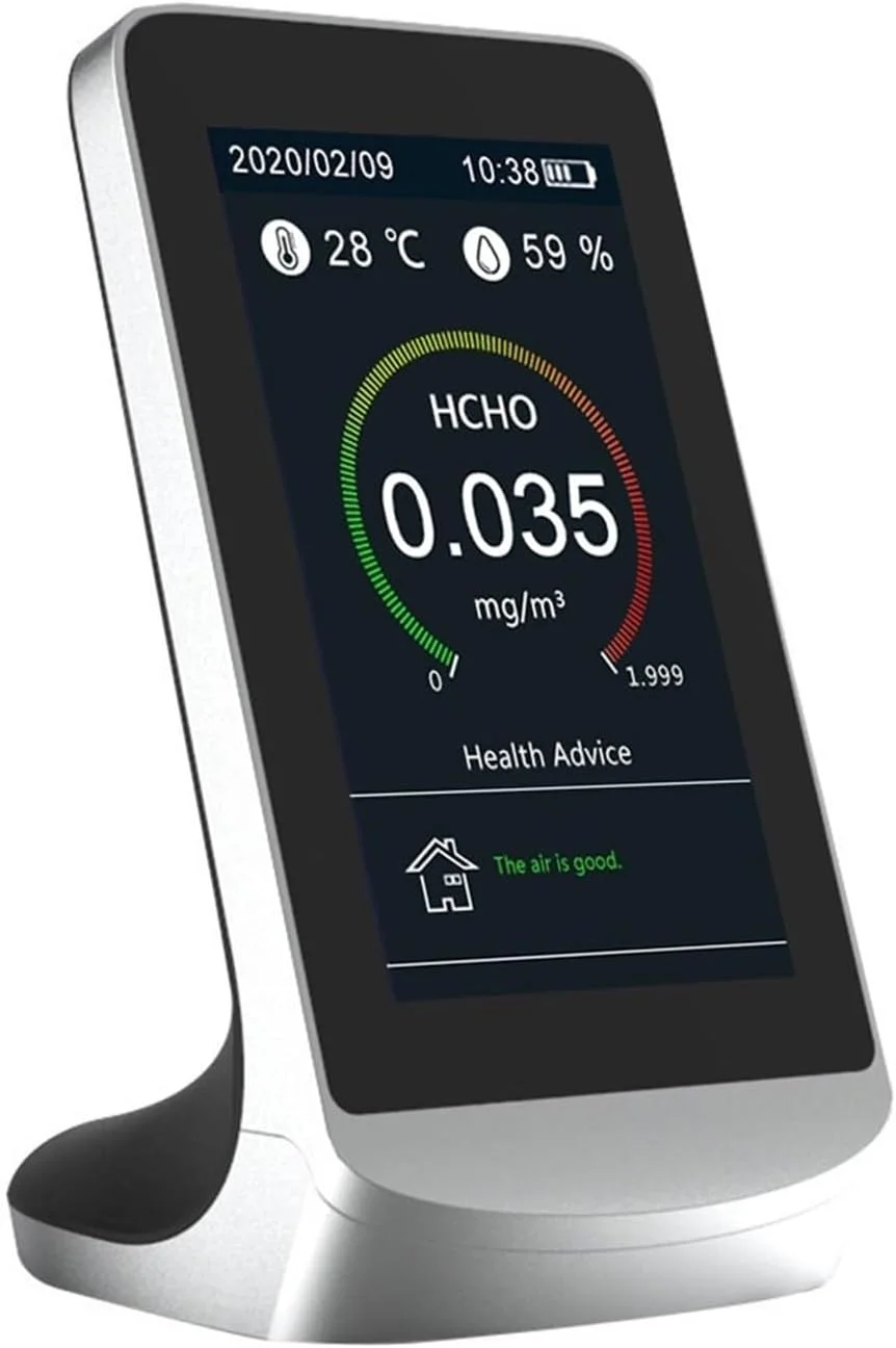 دستگاه چند منظوره مانیتورینگ کیفیت هوای داخل ساختمان، دستگاه مانیتورینگ کیفیت گاز TVOC، آنالایزر سنسور دی اکسید کربن CO2، دستگاه اندازه گیری اتوماتیک با حساسیت بالا