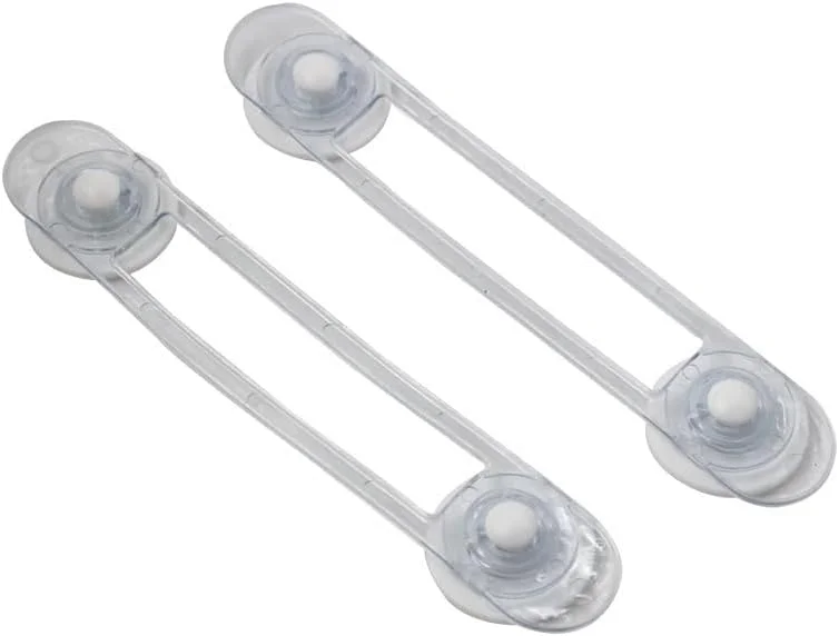 قفل ایمنی کودک ویلگو 10 عددی، قفل درب کمد ایمنی کودک شفاف، بست های چند منظوره برای کابینت آشپزخانه، کشوها، اجاق ها، یخچال ها