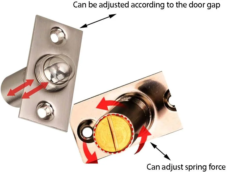 گیره های استوانه ای قابل تنظیم درب از جنس استیل ضد زنگ 304 VINLIN، گیره درب کابینت، گیره درب آشپزخانه، استاپر درب مبلمان گیره های استوانه ای قابل تنظیم درب از جنس استیل ضد زنگ 304 VINLIN، گیره درب کابینت، گیره درب آشپزخانه، استاپر درب مبلمان