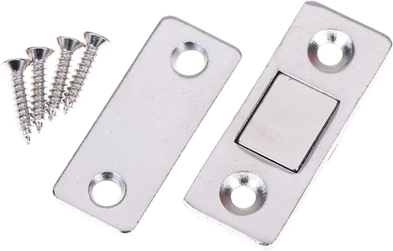 قفل درب آهنربایی UTOYA، بست درب مغناطیسی قوی، مگنت درب برای کابینت و کمد مبلمان، فوق العاده نازک