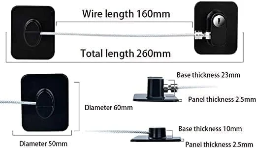 قفل ایمنی کودک URbazaar، بسته 2 عددی، قفل یخچال، قفل ترکیبی سنگین یخچال با 4 کلید، چسب قوی 3M بدون نیاز به سوراخکاری، مناسب برای کابینت ها، کمدها، کشوها، پنجره، نصب و استفاده آسان. قفل ایمنی کودک URbazaar، بسته 2 عددی، قفل یخچال، قفل ترکیبی سنگین یخچال با 4 کلید، چسب قوی 3M بدون نیاز به سوراخکاری، مناسب برای کابینت ها، کمدها، کشوها، پنجره، نصب و استفاده آسان.