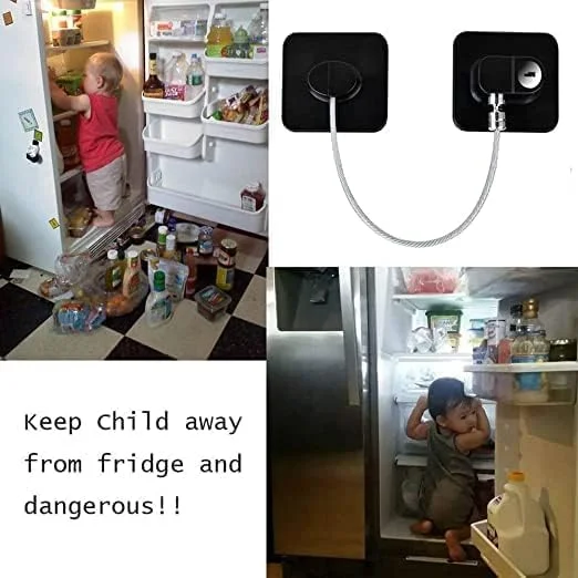 قفل ایمنی کودک URbazaar، بسته 2 عددی، قفل یخچال، قفل ترکیبی سنگین یخچال با 4 کلید، چسب قوی 3M بدون نیاز به سوراخکاری، مناسب برای کابینت ها، کمدها، کشوها، پنجره، نصب و استفاده آسان. قفل ایمنی کودک URbazaar، بسته 2 عددی، قفل یخچال، قفل ترکیبی سنگین یخچال با 4 کلید، چسب قوی 3M بدون نیاز به سوراخکاری، مناسب برای کابینت ها، کمدها، کشوها، پنجره، نصب و استفاده آسان.